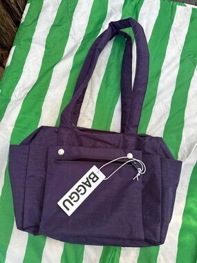 BAGGU everyday cloud bag in fig brand new